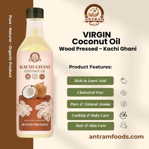 Wood Pressed Coconut Oil