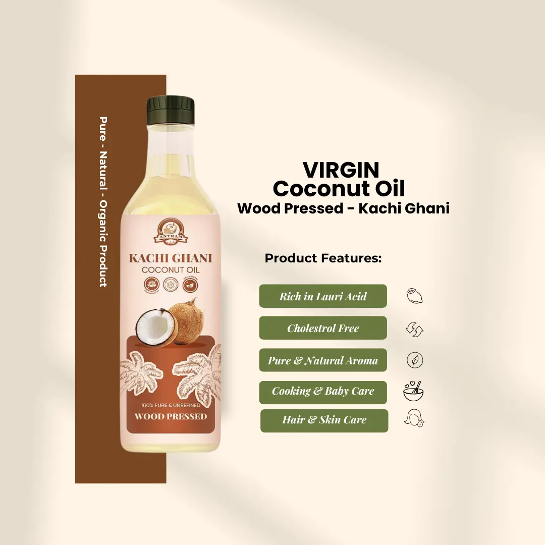 Wood Pressed Coconut Oil